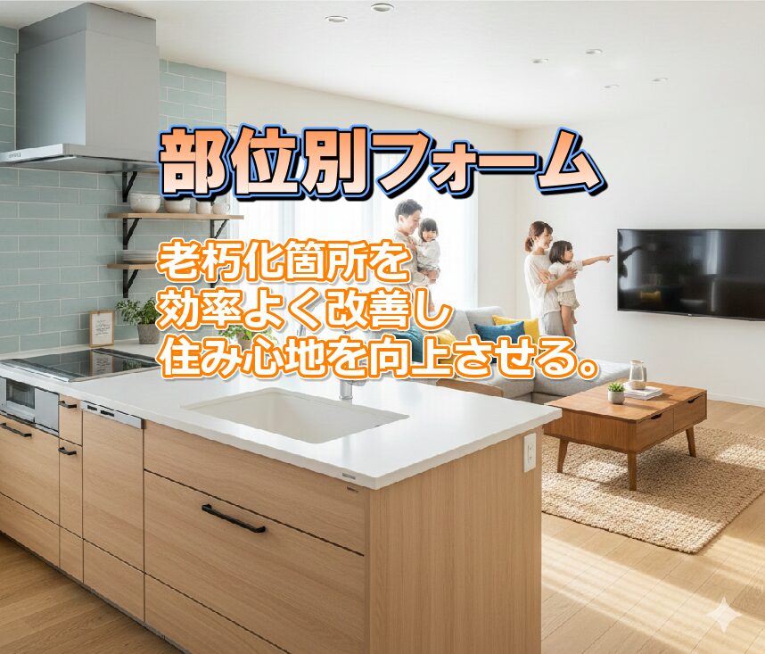 カテゴリ4．部位別フォーム：生活の利便性や家の耐久性を向上させる